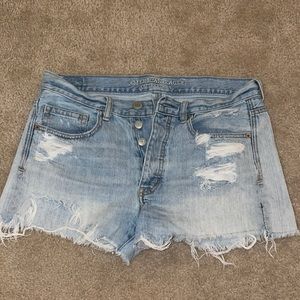Size 6 AEO Faded Jeans Shorts